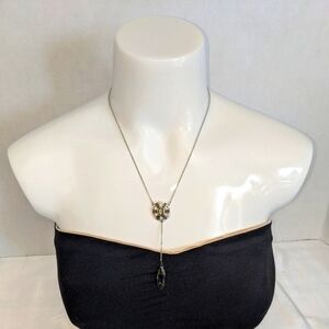 Laundry By Shelli Segal Crystal Y Shaped Pendant Necklace